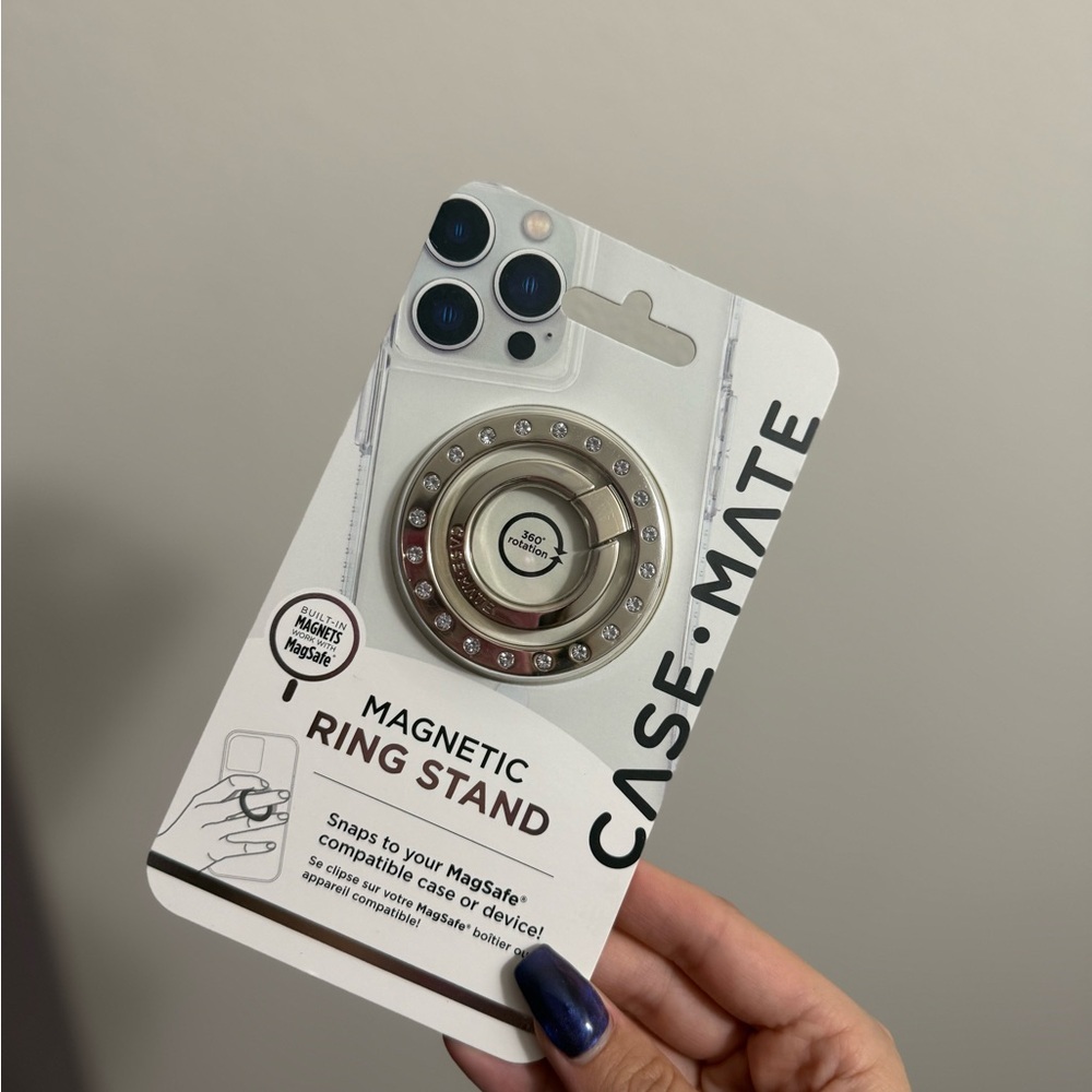 Case-Mate Magnetic Ring Stand - Silver